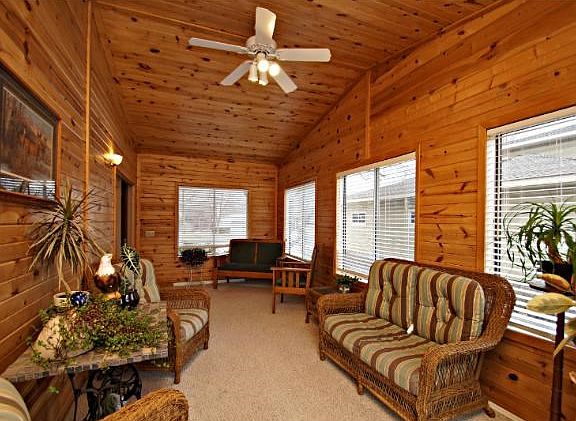 Great 3 season sun room!  This is such a great space to enjoy all seasons really.  The seller keeps the door to the house open all year through to keep it a warm inviting spot.
