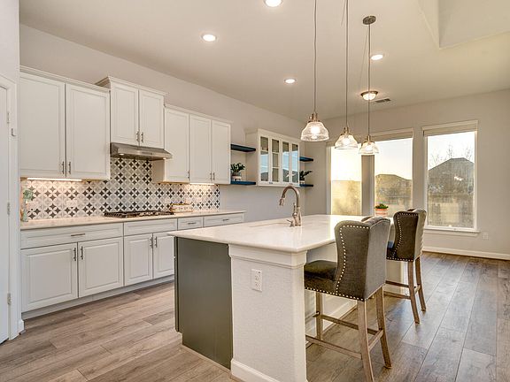 Kitchen w/ Glass Pantry