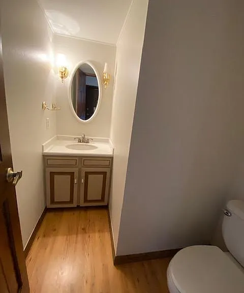 Main floor half bathroom