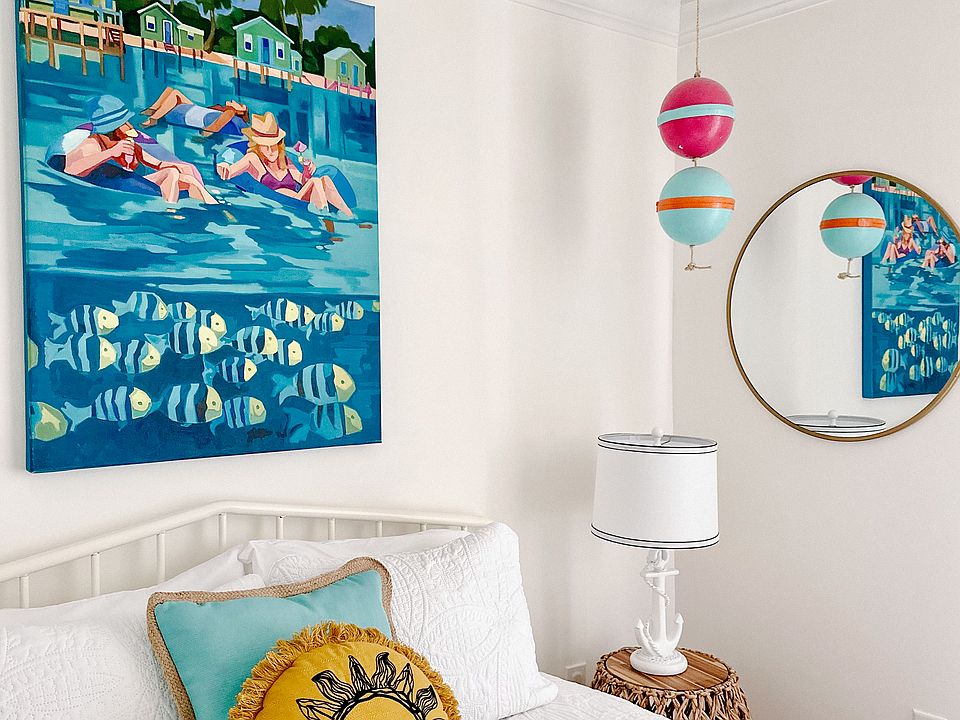Downstairs Room with screen porch access to the pool and toys.