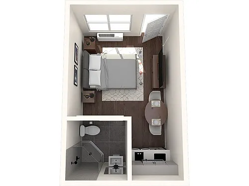 Floor plan Studio B 2nd Floor