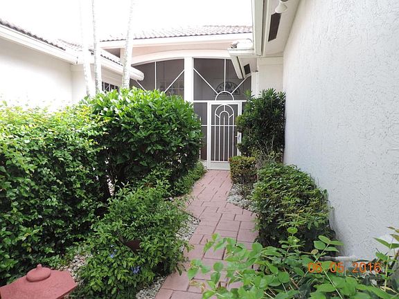 Front door with screened entrance