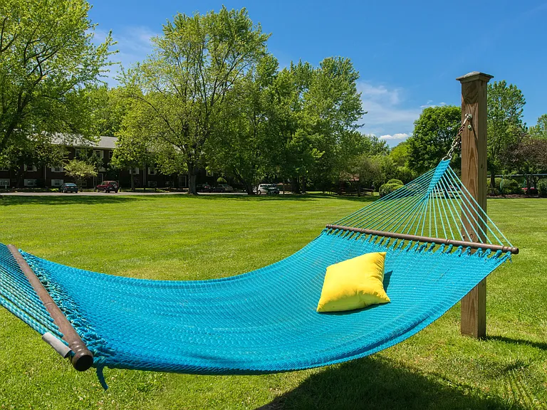 Lounge in our attractive hammock, perfect for soaking up the sun's rays.