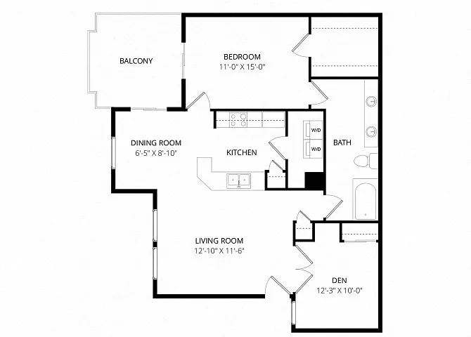 Floor plan D1
