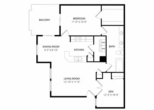 Floor plan D1