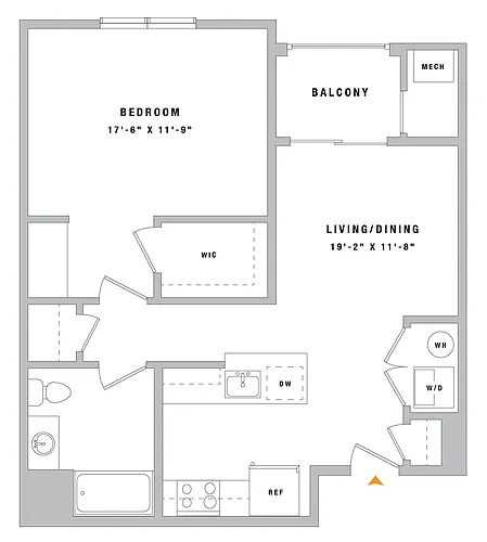 Floor plan 1B1