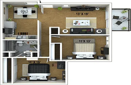 Floor plan Jedeau