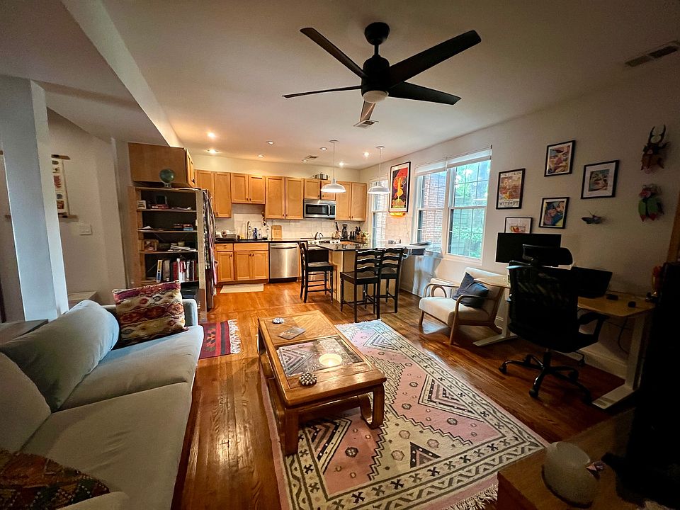Main room and kitchen