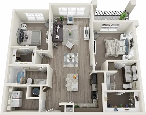 Floor plan B3
