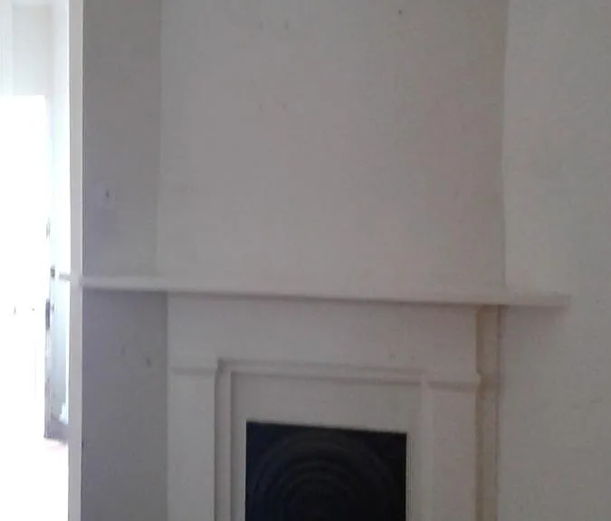 living area/dining room fireplace (sealed)