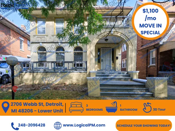 2704 Webb St #1, Detroit, MI 48206
