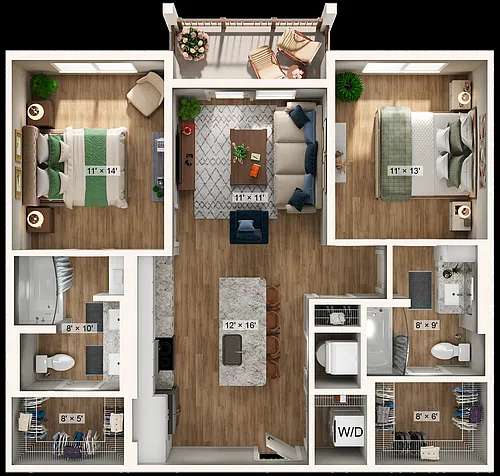 Floor plan B1
