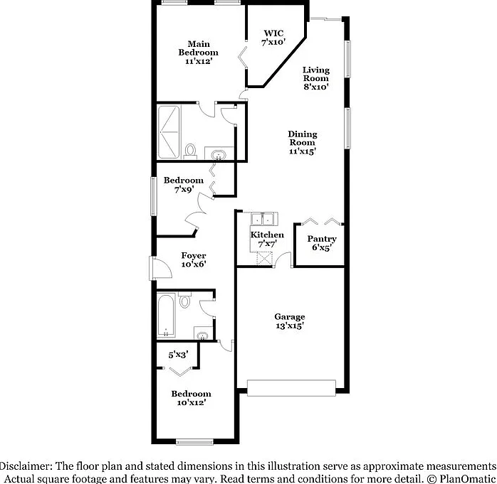 3 bed, 2.0 bath, 1485 sqft, $3,470 — Photo 2