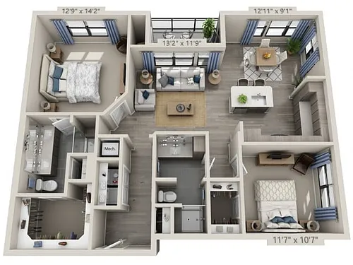 Floor plan B2