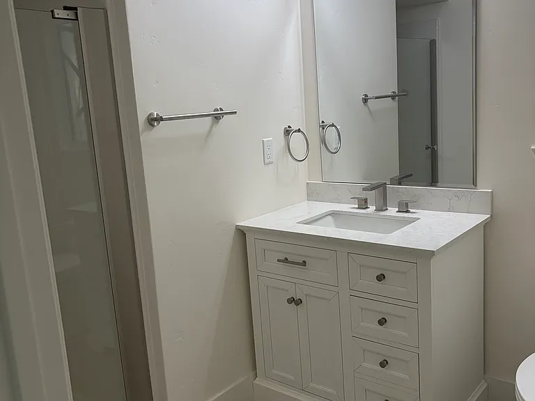 Family room bathroom
