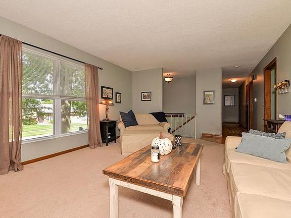 Living Room Looking Toward Entry Way and Hall To Bedrooms