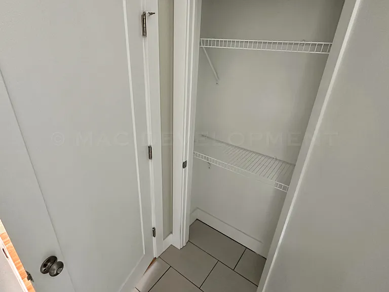 Linen Closet in Master bathroom
