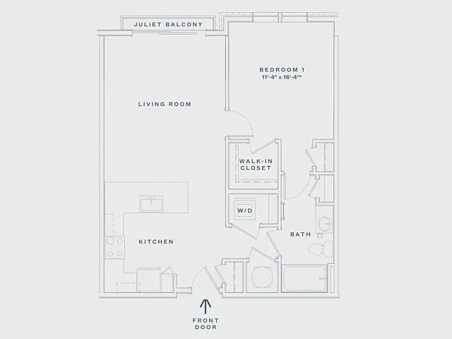Floor plan A1B