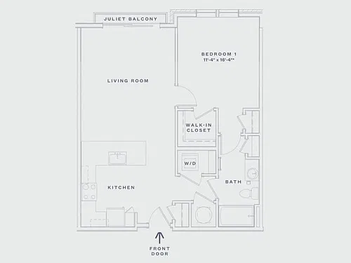 Floor plan A1B