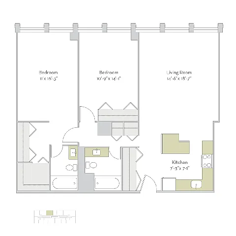 Floor plan 2bs06