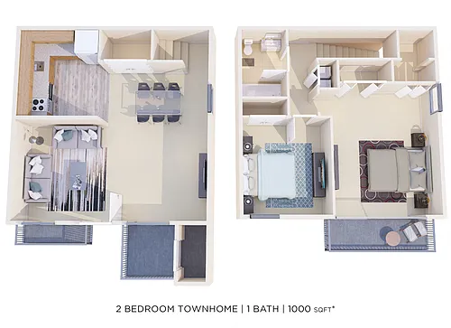 Floor plan Two Bedroom