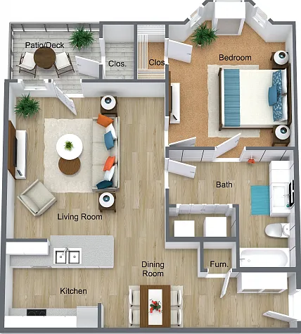 1 BEDROOM 1 BATH APARTMENT 1 BEDROOM 1 BATH APARTMENT