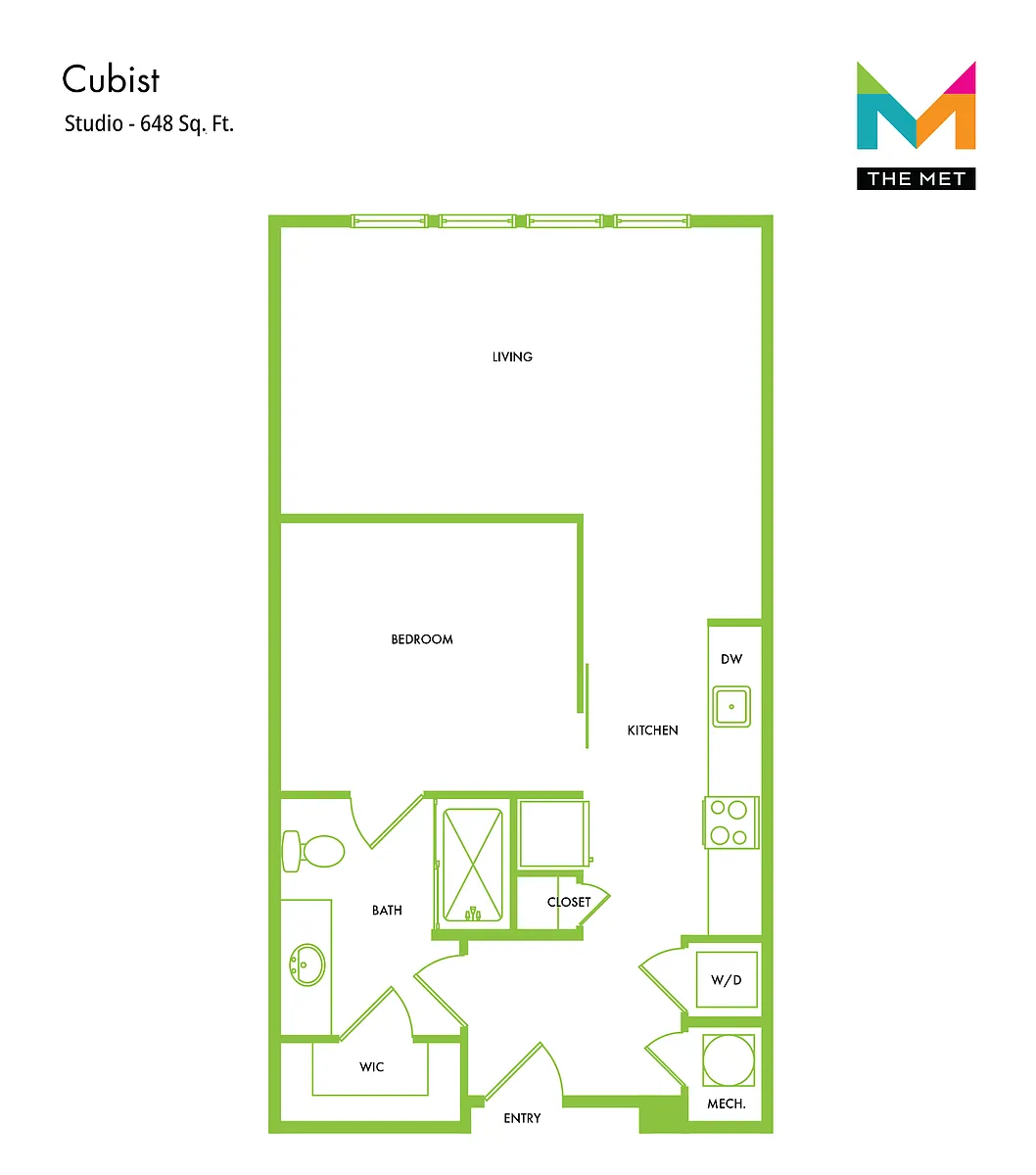 Floor plan Cubist