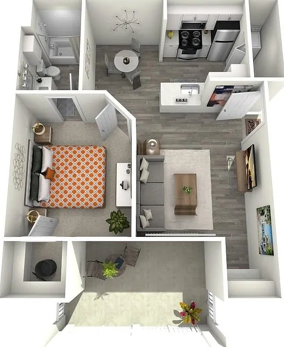 1 bed, 1.0 bath, 643 sqft, $1,360 — Photo 3