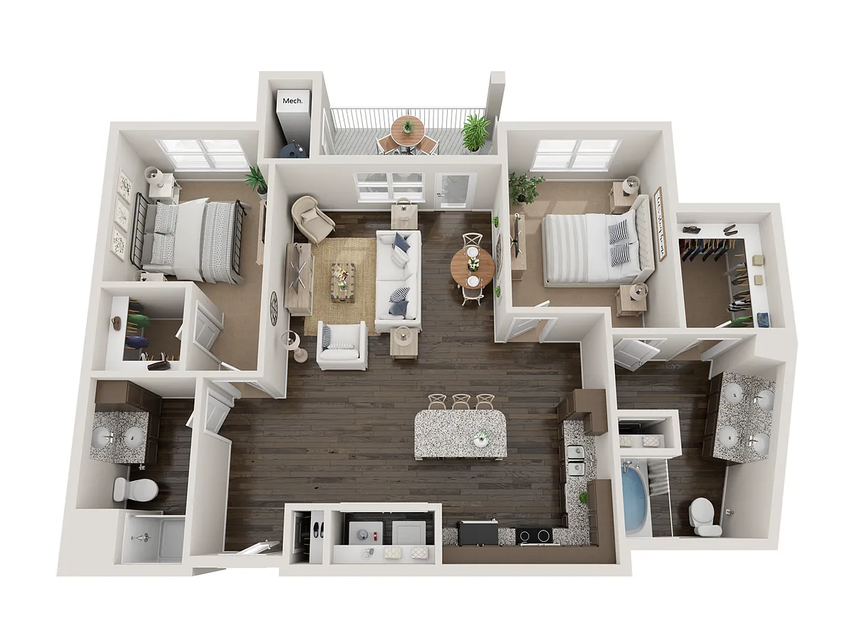 Floor plan The Zulu B38M1