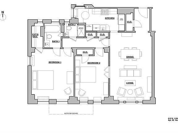 4th image of 610 Cathedral Pkwy APT 9E