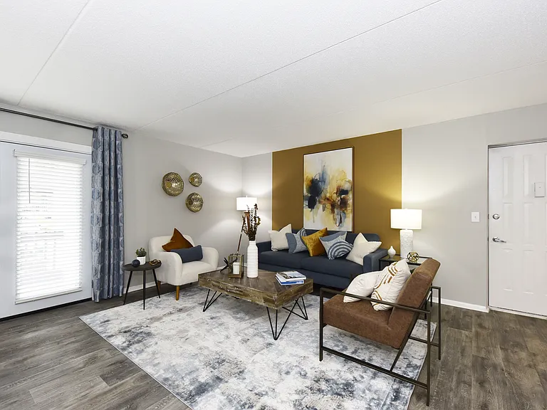 Spacious Living Room + Oversized Windows