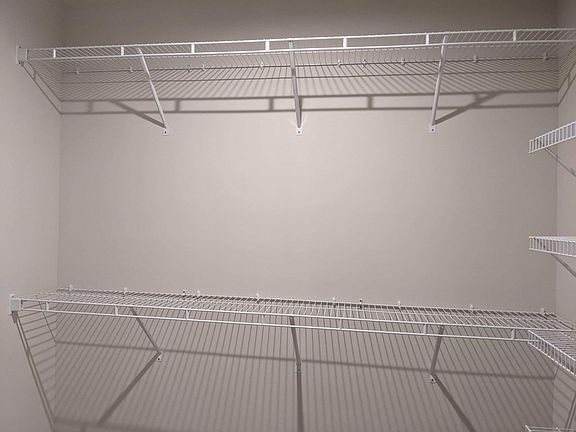 Shelving in closet