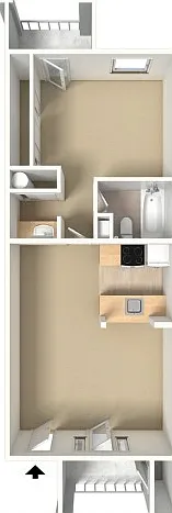 Plan E Unfurnished Plan E Unfurnished