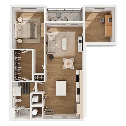 Floor plan A2B.D