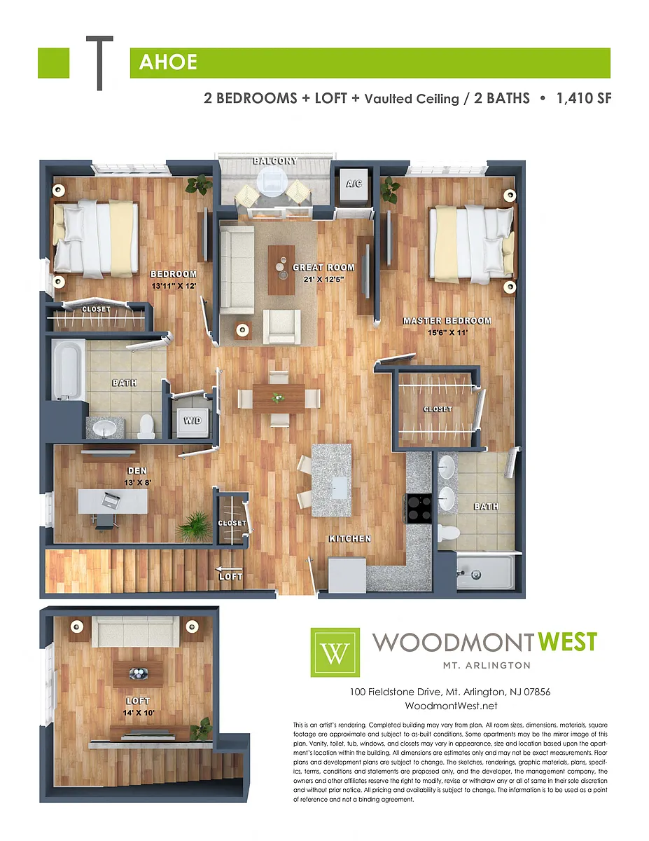 Floor plan Tahoe