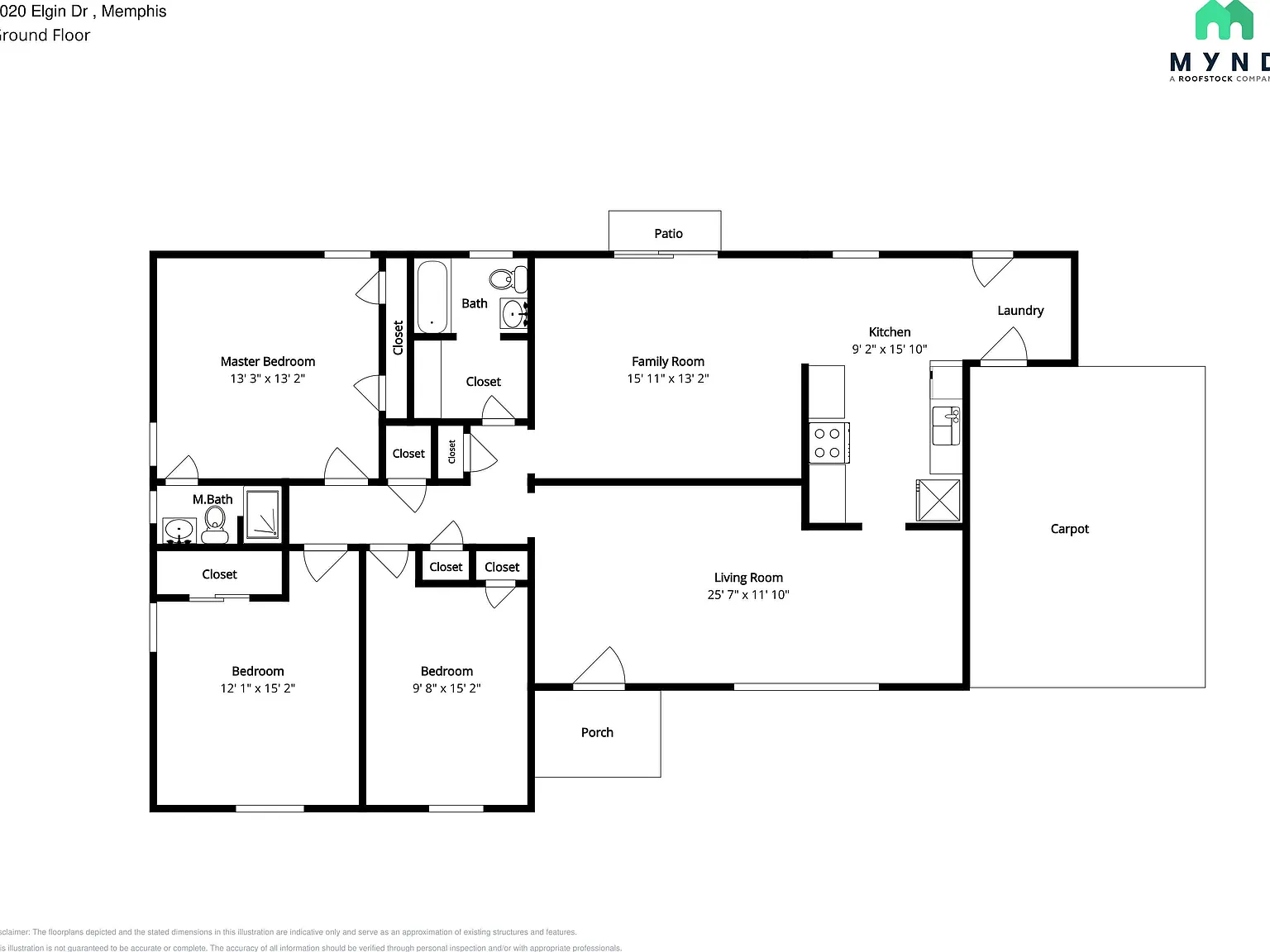 3 bed, 2.0 bath, 2039 sqft, $1,510 — Photo 4