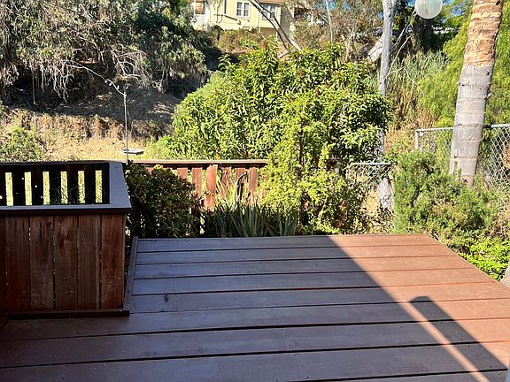 Deck and canyon
