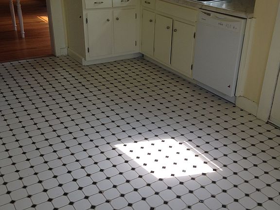 View from back of kitchen