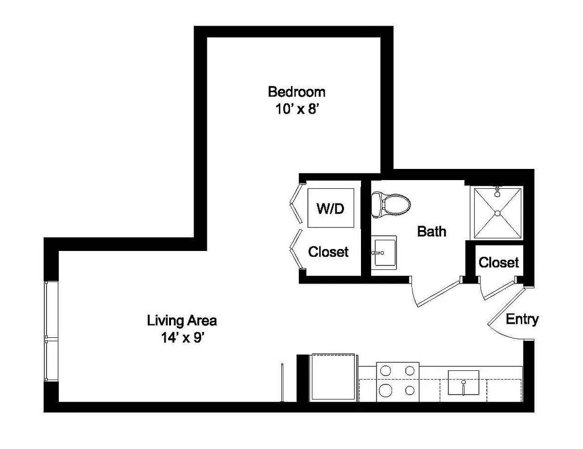 Floor plan Urban Studio