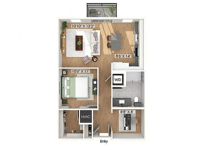 Floor plan A7D