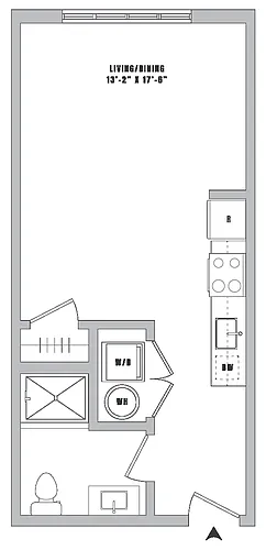 Floor plan Studio-S1