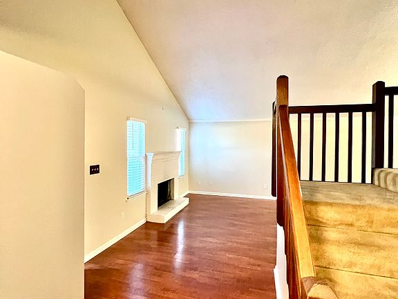 Wood burning fireplace