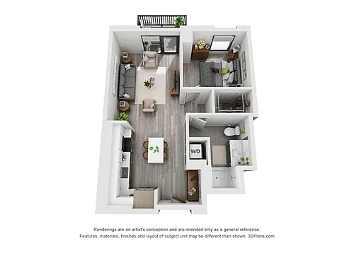 Floor plan 1B