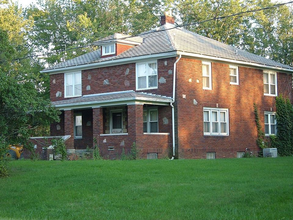 Front with large porch