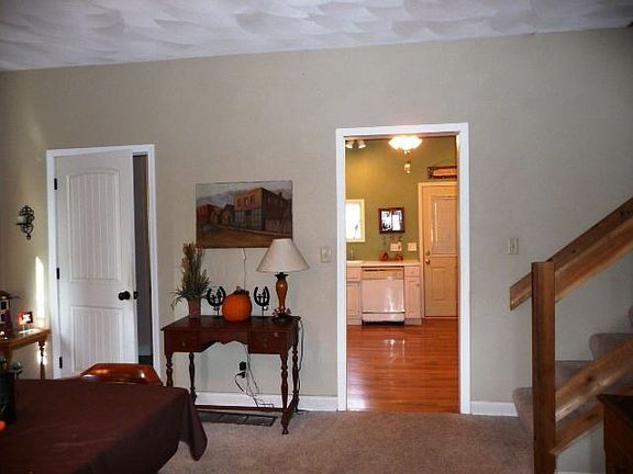 dining room looking into kitchen