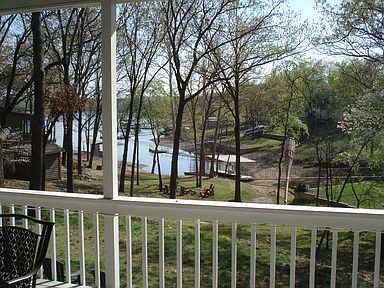 View off back deck to lake