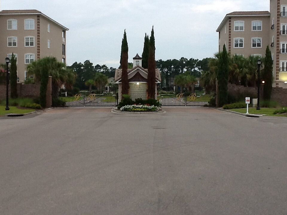 Gated Main Entrance