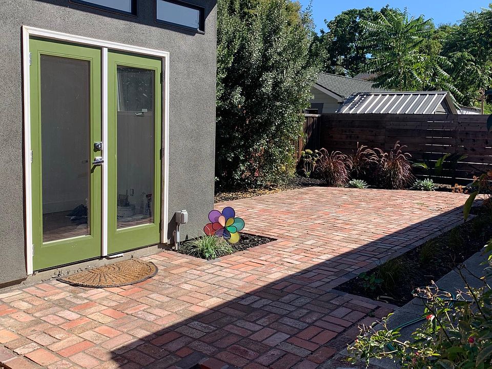 backyard with detached office