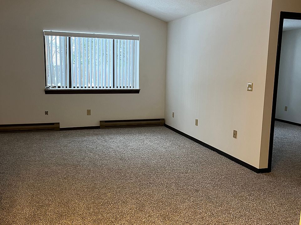 View from entry door into living room.