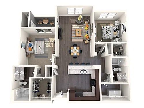 Floor plan Santan